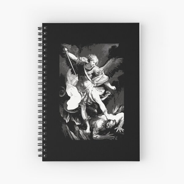 Saint Michael Archangel Spiral Notebook