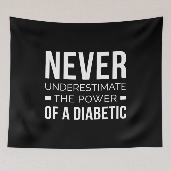 Item preview, Never Underestimate The Power Of A Diabetic - Diabetes Funny  designed and sold by T-shirt For You.