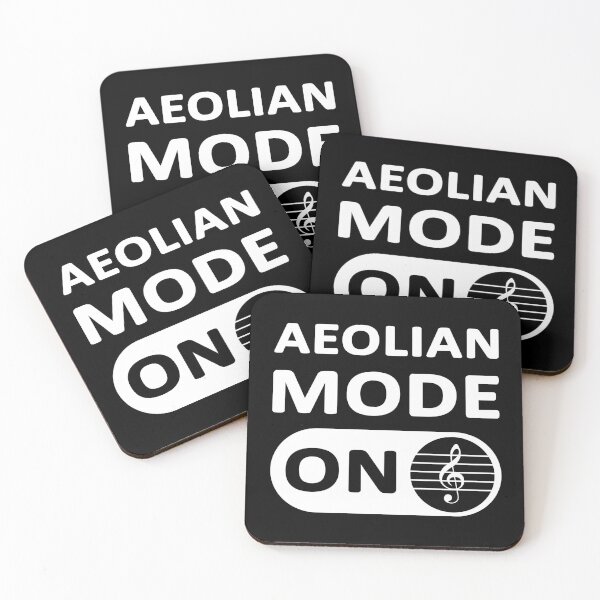 Item preview, Aeolian Mode - Music theory designed and sold by TMBTM.