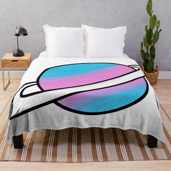 Item preview, trans pride planet designed and sold by calenca.