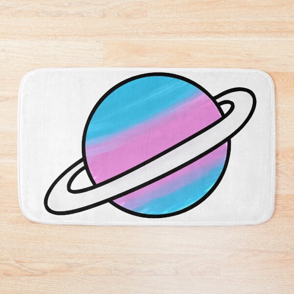 Item preview, trans pride planet designed and sold by calenca.