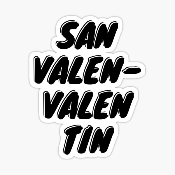 STICKERS ADESIVI SAN VALENTINO - ST674