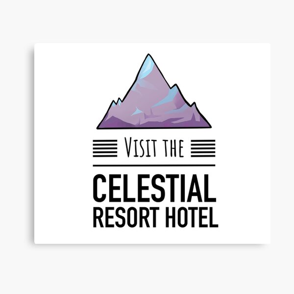 Visit the Celestial Resort Hotel - Gamer design Canvas Print