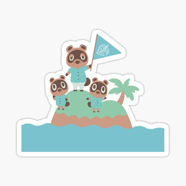 Nook Island Aloha Render Sticker