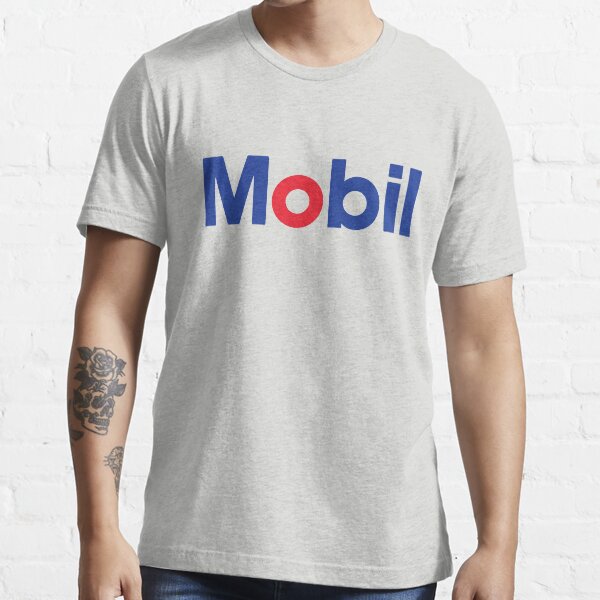 Mobil Gas Oil Rtro Distressed Faded Vintage Essential T-Shirt