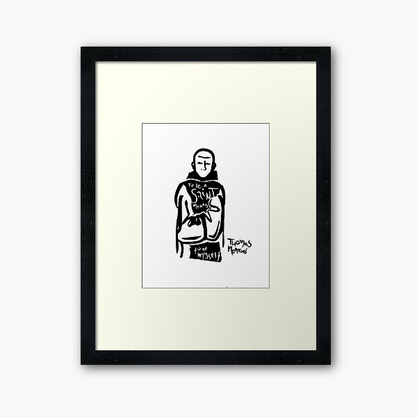Vista previa del artículo con la obra «Póster Thomas Merton», diseñado y vendido por PatricP.