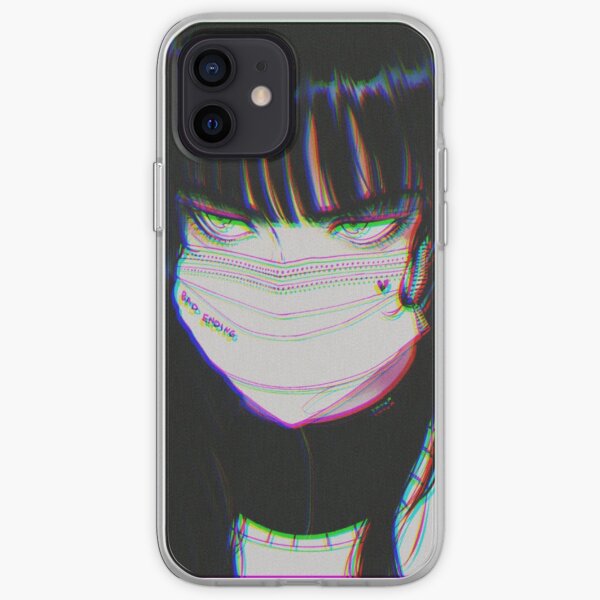Masked Girl iPhone Soft Case