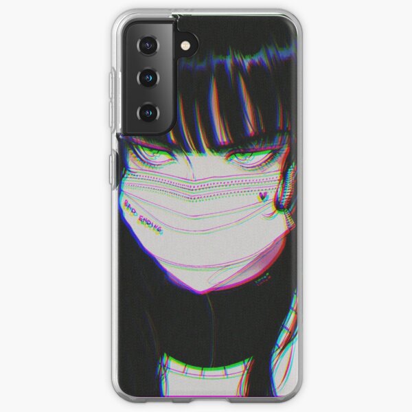 Maskiertes Mädchen Samsung Galaxy Flexible Hülle
