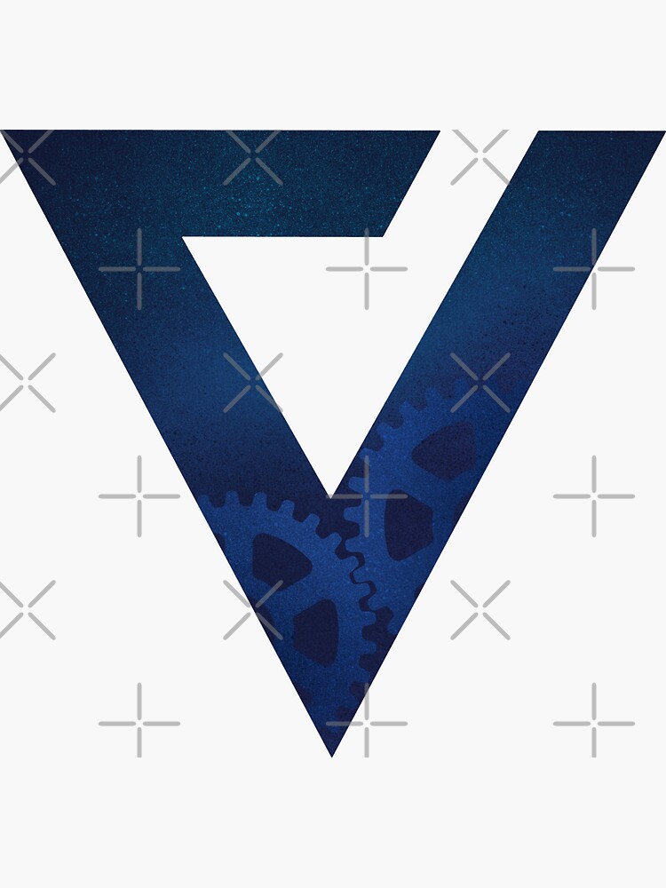 "Detroit: Symbol" Sticker by GasmaskMood | Redbubble