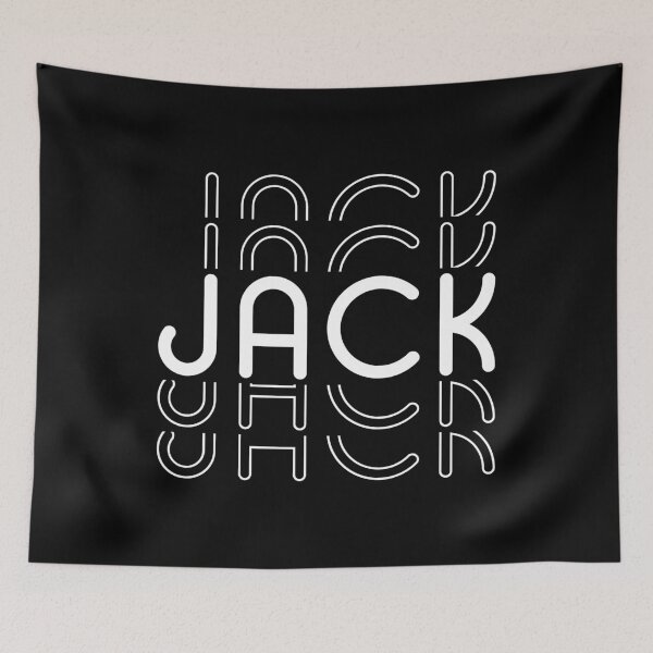 Item preview, Name Jack in Black and White Style designed and sold by Time-is-Money.