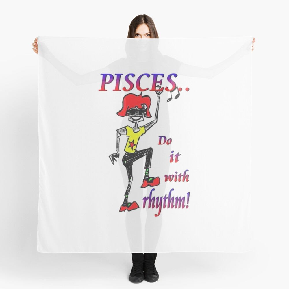 Pisces - do it with rhythm Scarf