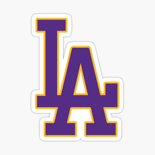 LA Purple Sticker