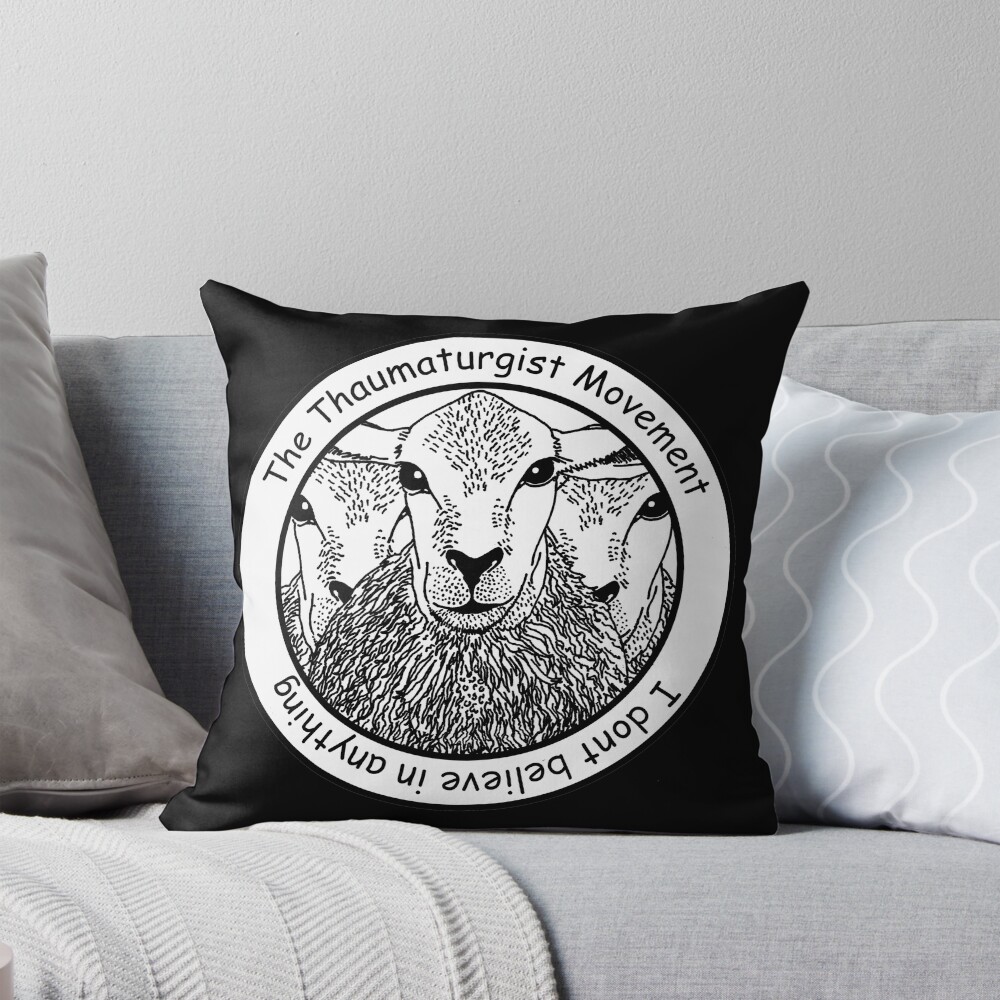 Item preview, Throw Pillow designed and sold by RUNICJOHN.