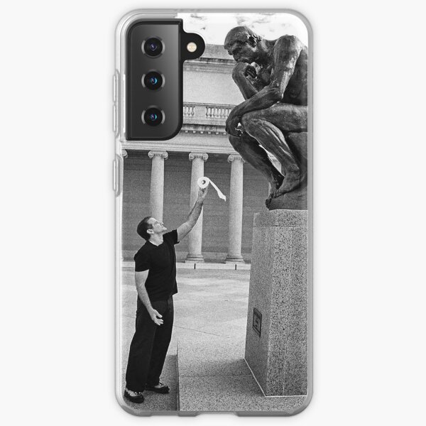 Robin Williams Giving 'The Thinker' Toilet Paper Samsung Galaxy Soft Case