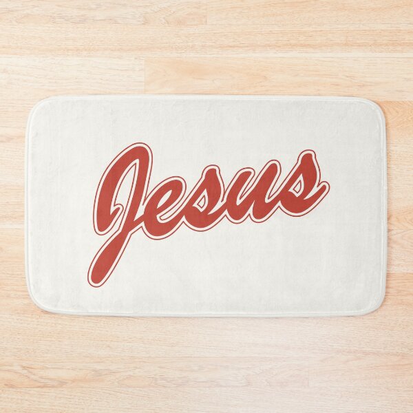 Item preview, JESUS Outlined Script Red designed and sold by JennieCarolina.