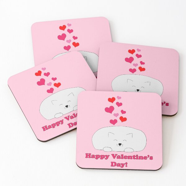 Item preview, Happy Valentine's Day Kitty designed and sold by alisadesigns.