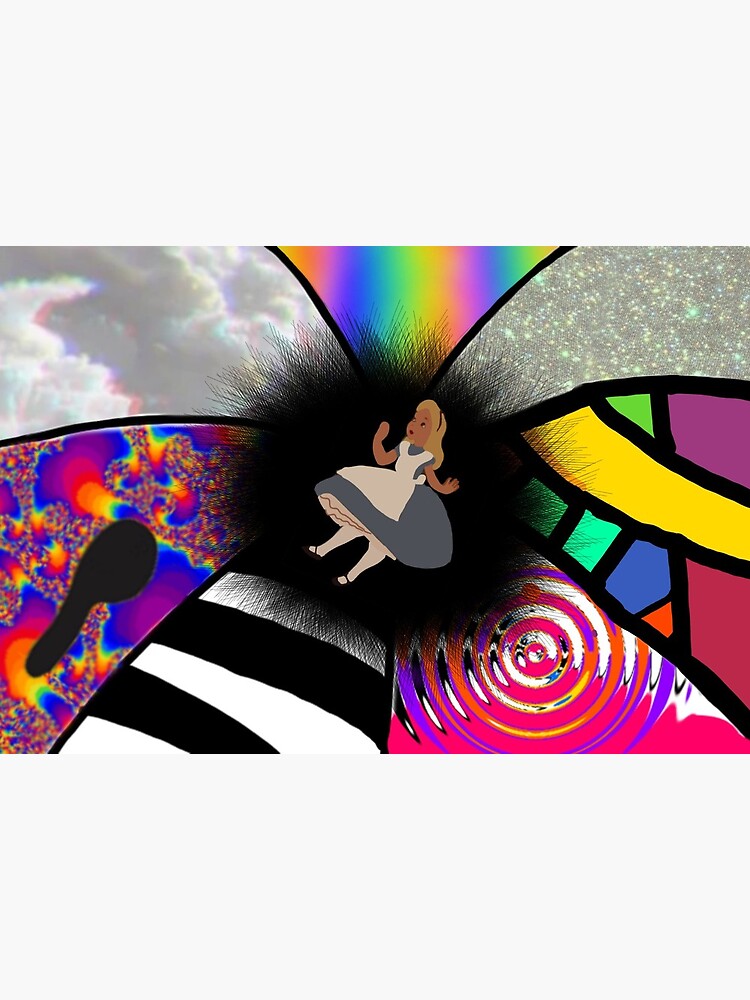 Alice Im Wunderland Trippy Asthetik Galeriedruck Von Arianyuhgrande Redbubble