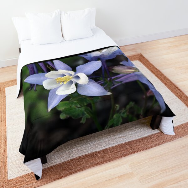 California Blue Columbine Comforter