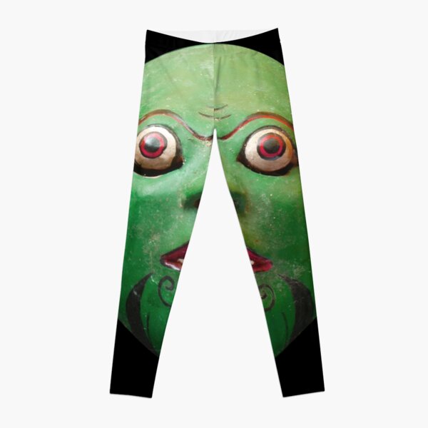 Green - Javanese Mask Leggings