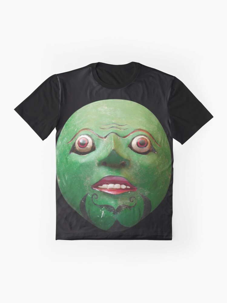 Alternate view of Green - Javanese Mask Graphic T-Shirt