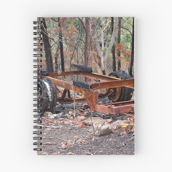 Item preview, Burnt out water cart after the fires designed and sold by Doug Cliff.
