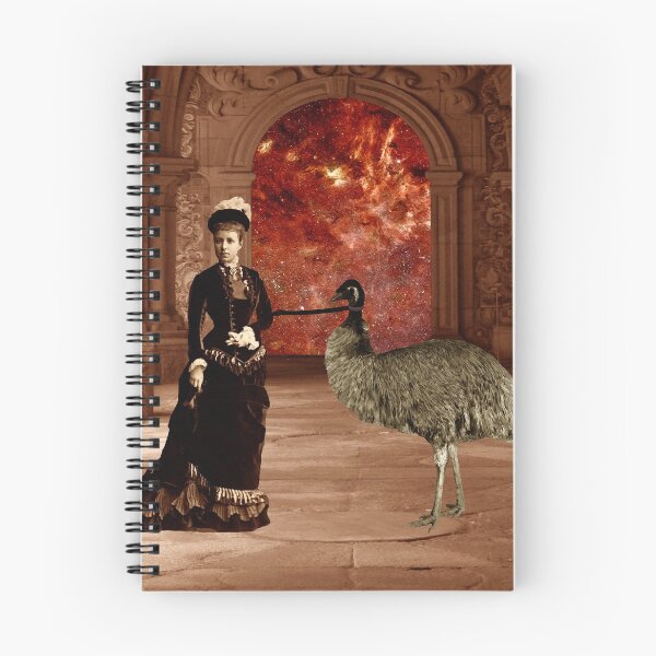Item preview, The Lady and the Emu designed and sold by Loveday Funck.