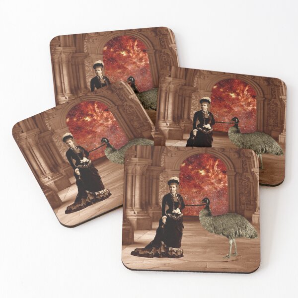 Item preview, The Lady and the Emu designed and sold by Loveday Funck.
