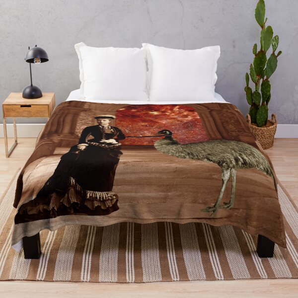 Item preview, The Lady and the Emu designed and sold by Loveday Funck.
