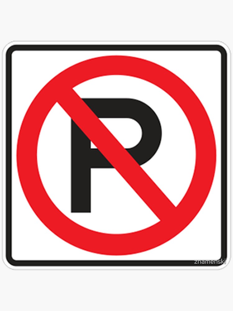 NO PARKING SYMBOL by znamenski