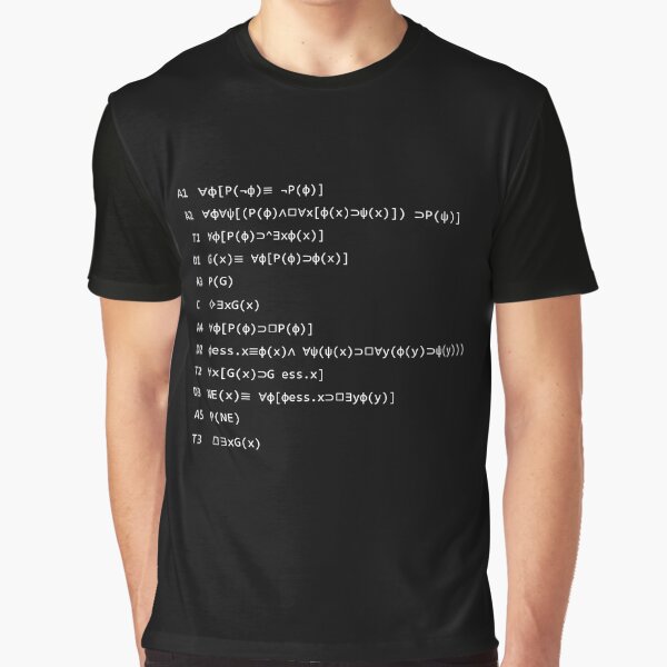Item preview, Gödel's Ontological Proof designed and sold by jgarth22.