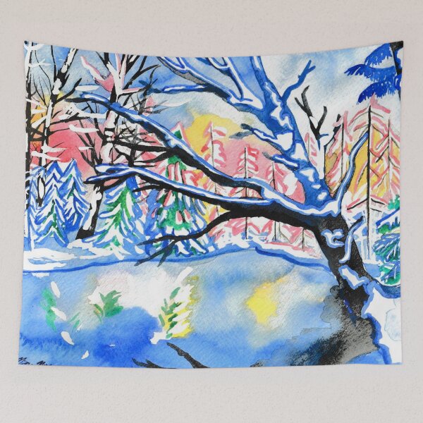 Item preview, Beautiful Winter Day - Blue Green Palette designed and sold by Niina  Niskanen.
