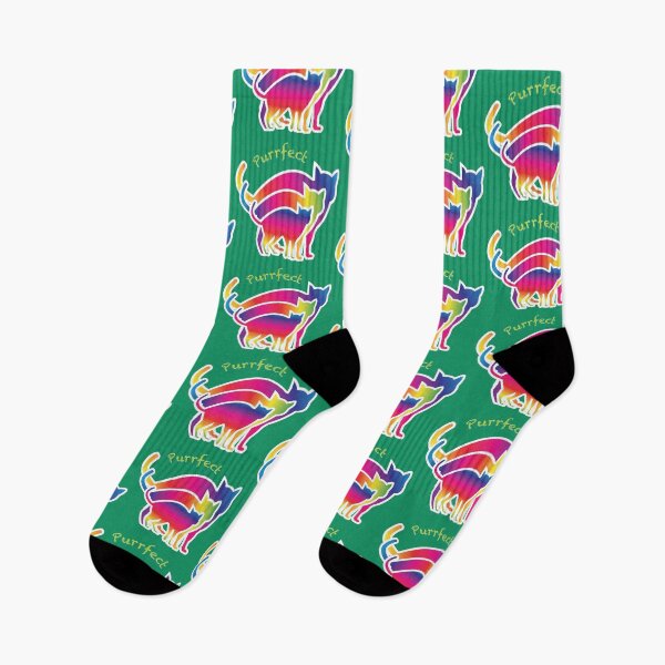 Item preview, Purrfect Rainbow Cats Green designed and sold by lateralcanvas.