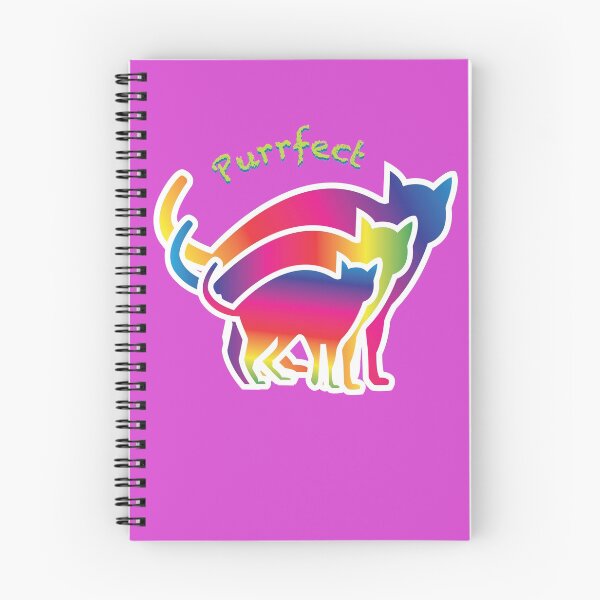 Item preview, Purrfect Rainbow Cats Pink designed and sold by lateralcanvas.