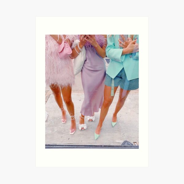 PASTEL GLAM Art Print