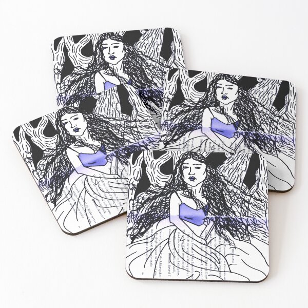 Item preview, Witchy woman In The Woods - Blue Palette designed and sold by Niina  Niskanen.