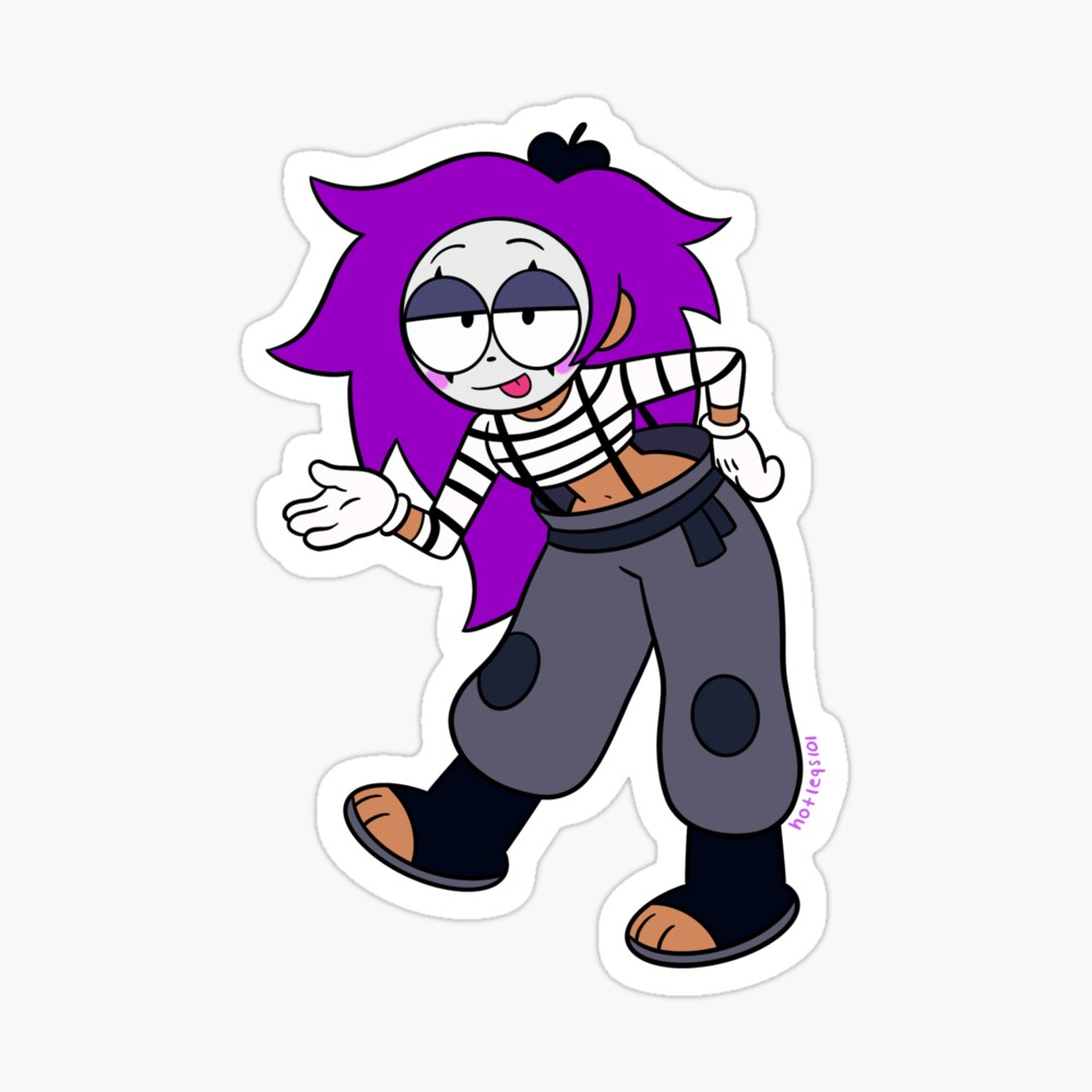 Enid Mime 1 (OK KO Sticker)