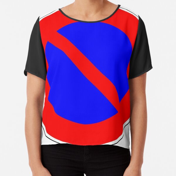 Road Signs - Restrictive Sign - No Parking Chiffon Top