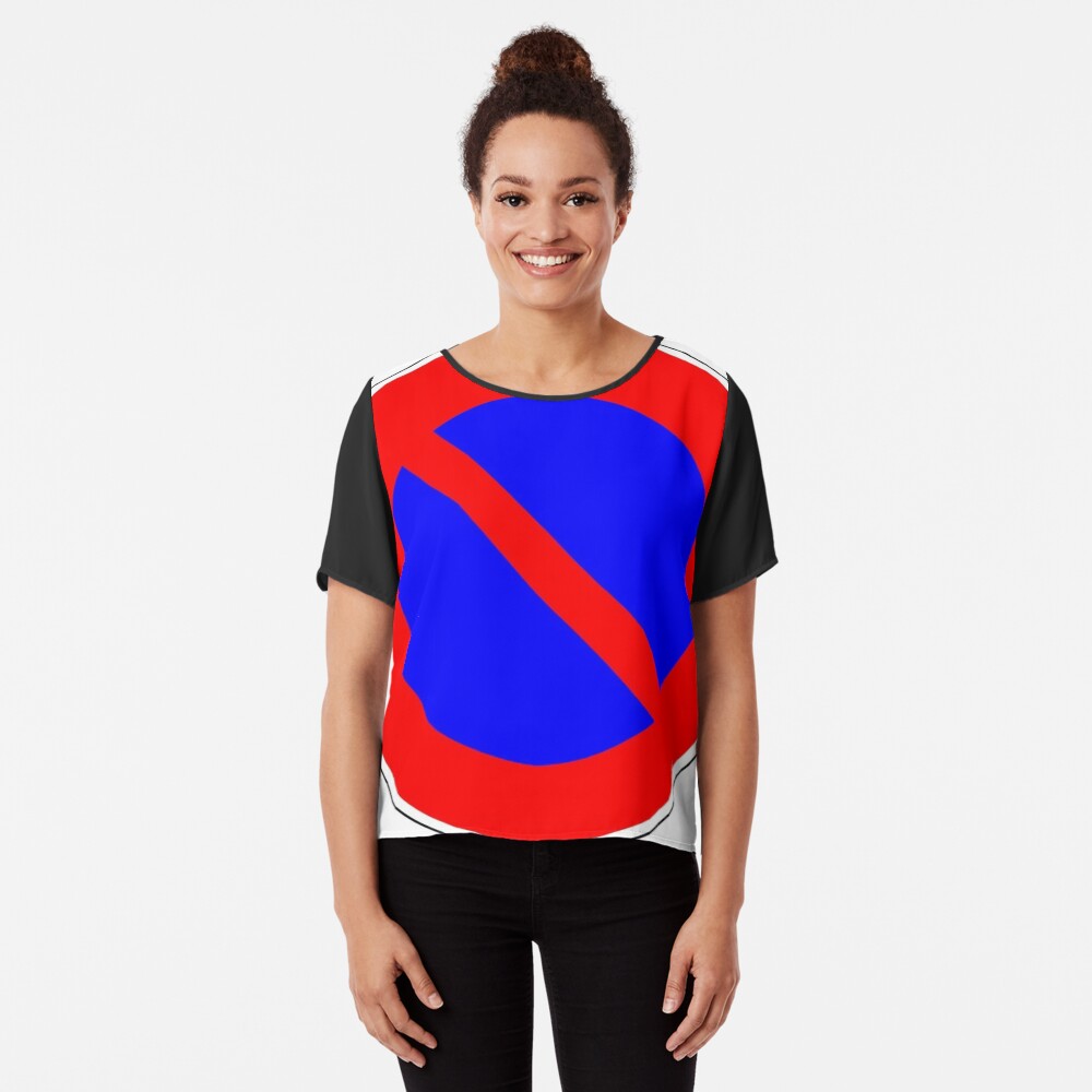 Road Signs - Restrictive Sign - No Parking Chiffon Top