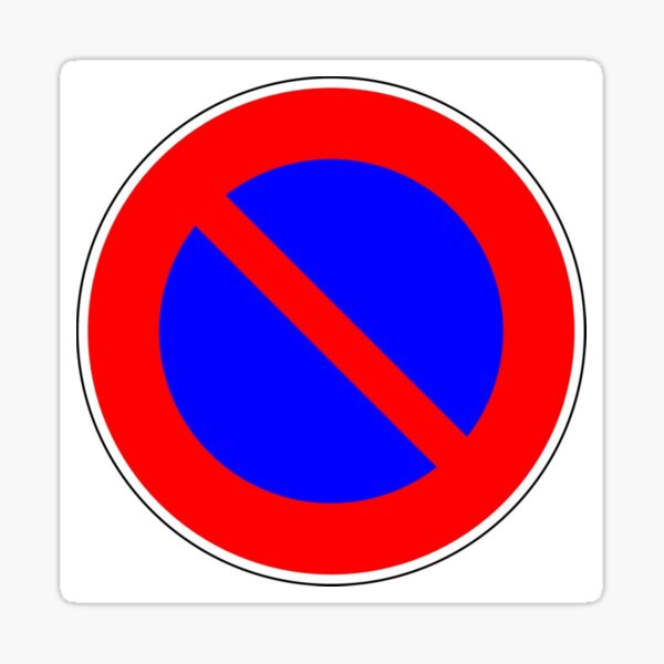 Road Signs - Restrictive Sign - No Parking Sticker