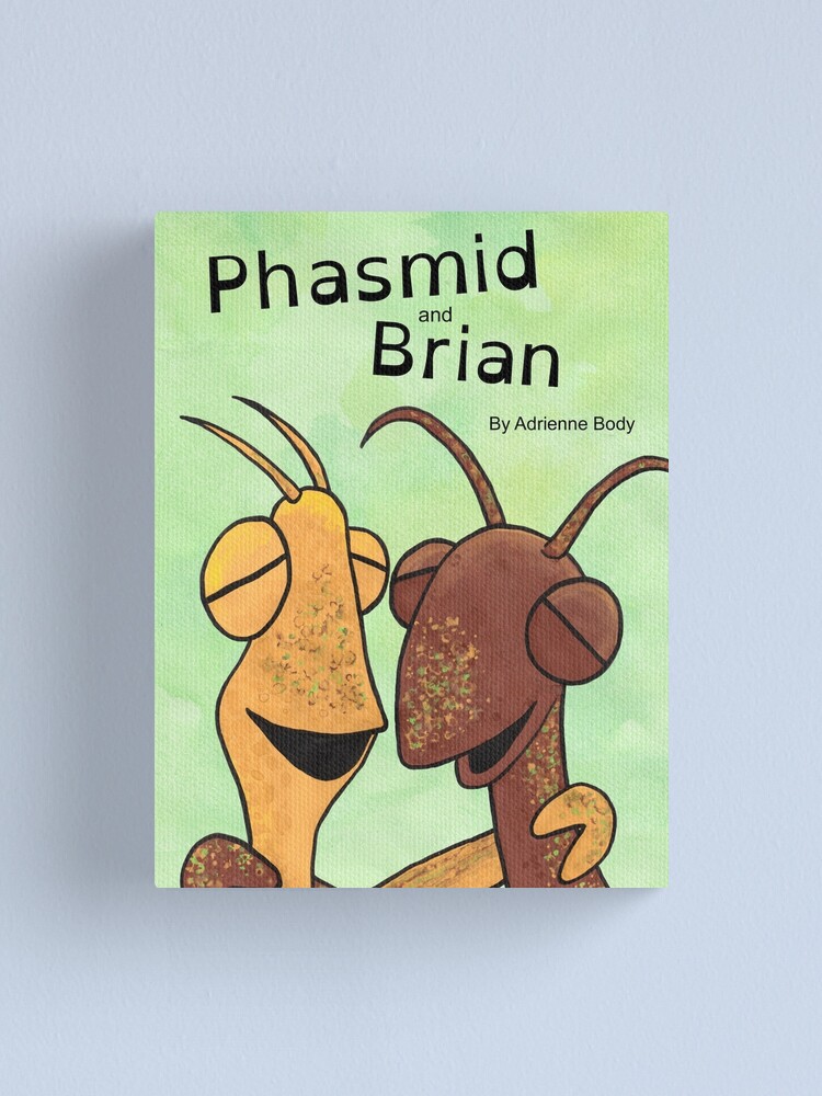 Alternate view of Cover Art - Phasmid and Brian Canvas Print