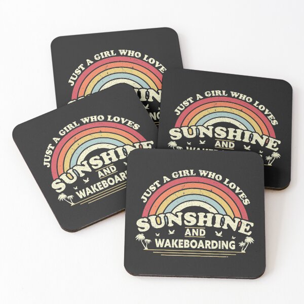Item preview, Wakeboard design. A Girl Who Loves Sunshine And Wakeboarding product designed and sold by PackAPunch.