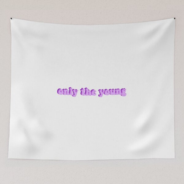 Item preview, Only The Young Sticker designed and sold by Hallie Walker.