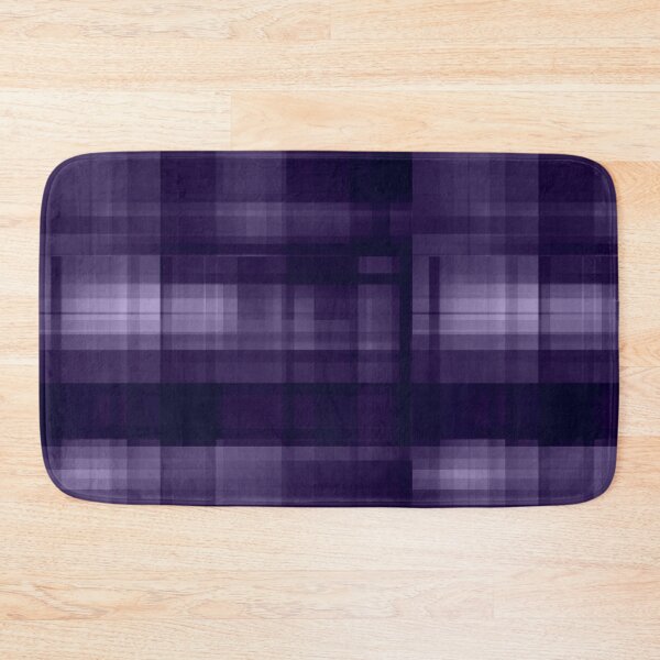Item preview, Monochrome Purple Plaid designed and sold by Roanemermaid.
