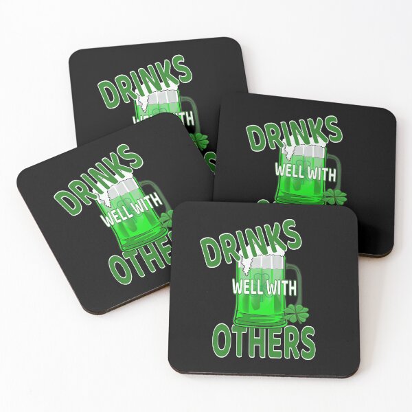 Item preview, Drinks Well With Others print designed and sold by RedmonsDesigns.