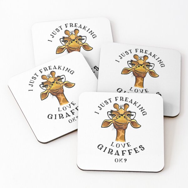 Item preview, I just freaking love Giraffes Giraffe Lovers Gift  designed and sold by basselelkadi.