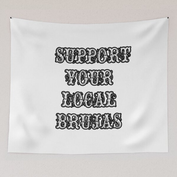 Item preview, Support your local Brujas vintage letters designed and sold by artbyomega.