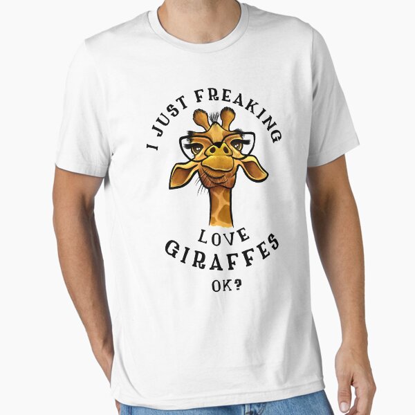 Item preview, I just freaking love Giraffes Giraffe Lovers Gift  designed and sold by basselelkadi.