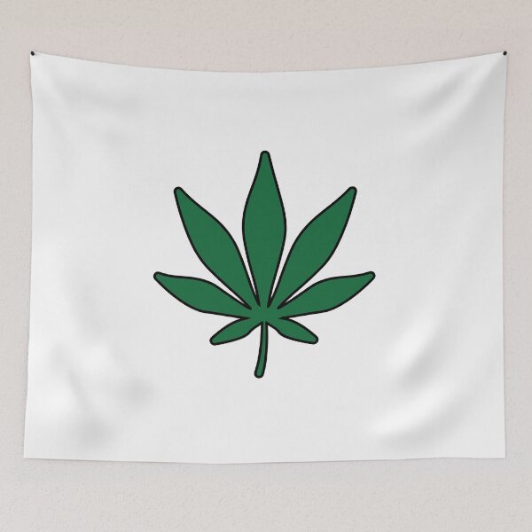 Artikelvorschau, Großes grünes Ganja Sativa Pot Leaf entworfen und verkauft von Cloudy--Skies.