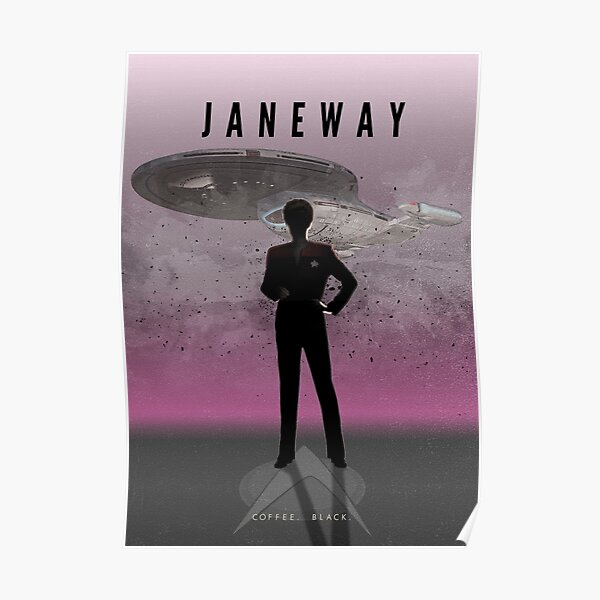 Star Trek Captains - Janeway Poster