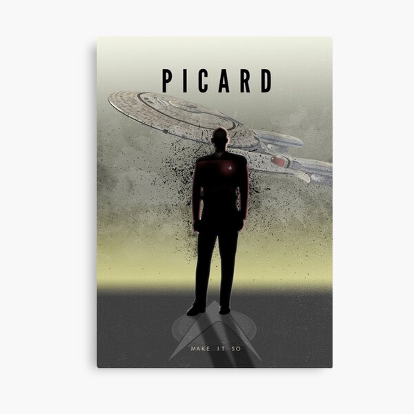 Star Trek Captains - Picard Canvas Print